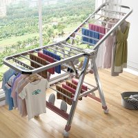 BA036 - Stainless Steel Foldable Cloth Rack