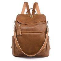 BP862 - Retro Soft Leather Women's Fashion Backpack