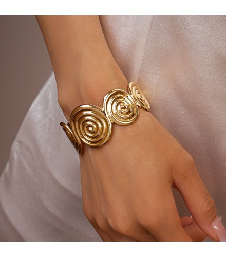 B1007 - Geometric Cuff Bracelet