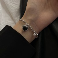 B1020 - Titanic Heart Bracelet