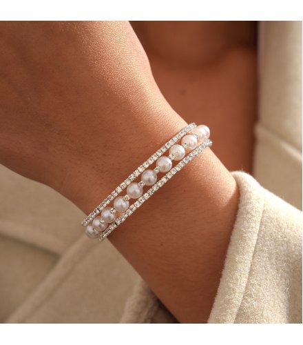 B1022 - Classic Pearl Bracelet