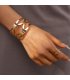 B1026 - Elegant Carved Bracelet