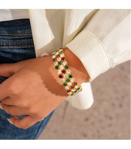 B1027 - Elegant Gemstone Bracelet