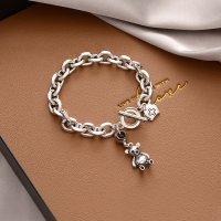 B906 - Silver Bear Bracelet