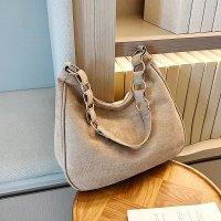 CL1113 - Embossed Brown Shoulder Bag