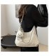 CL1211 - Casual White Lettering Tote Bag