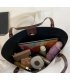 CL1215 - Two-tone Tote Shoulder Bag