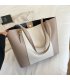 CL1215 - Two-tone Tote Shoulder Bag