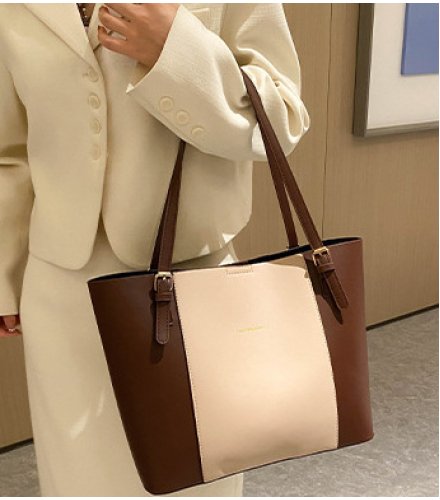 (PRE ORDER) CL1216 - Two-tone Tote Shoulder Bag