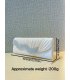 CL1240 - Silk Pleated Diamond Wedding French Clutch
