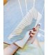 CL1240 - Silk Pleated Diamond Wedding French Clutch