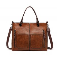 (PRE ORDER) CL1247 - Retro Ladies Pu Tote Bag