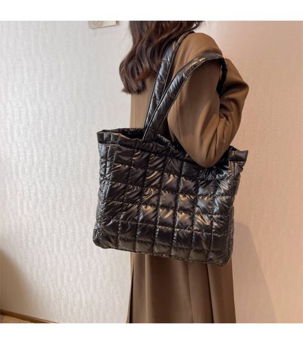 CL1399 - Embossed Black Tote Handbag