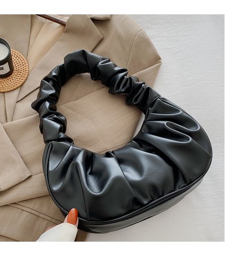 CL1448 - Pleated Cloud Shoulder Bag