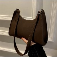 CL1521 - Retro frosted underarm baguette bag