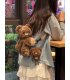 CL1585 - Cute Teddy Heart Plush Bag