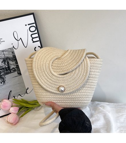 CL1627 - Woven Cotton Rope Bag