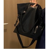 CL1681 - Korean Fashion Black Tote Bag