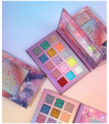 MA663 - 15 Colour Glitter Eyeshadow Palette