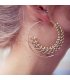 E1020 - Simple round rotating earrings