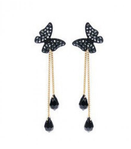 E1181 - Korean fashion butterfly tassel earrings E1181 - Korean fashion butterfly tassel earrings