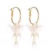 E1190 - Fashion crystal flower earrings