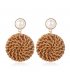 E1226 - Pearl braided earring E1226 - Pearl braided earring