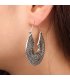 E1229 - Bohemian Retro Hollow Metal Earrings