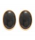 E1639 - Retro Simple Resin Oval Geometric Earrings