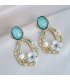 E1642 - Vintage French Geometric Earrings E1642 - Vintage French Geometric Earrings