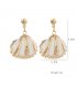 E1665 - Drop Conch Shell Earrings E1665 - Drop Conch Shell Earrings
