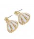 E1665 - Drop Conch Shell Earrings E1665 - Drop Conch Shell Earrings