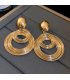 E1691 - Korean Hollow Carved Earrings