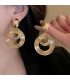 E1691 - Korean Hollow Carved Earrings
