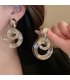 E1692 - Korean Hollow Carved Earrings
