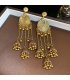 E1693 - Elegant Tassel Drop Indian Earrings