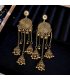 E1693 - Elegant Tassel Drop Indian Earrings