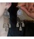 E1694 - Elegant Tassel Drop Indian Earrings