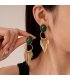 E1698 - Gemstone Tassel Drop Earrings