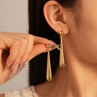E1700 - Golden Drop Earrings