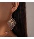 E1702 - Vintage Hollow Carved Earrings