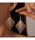 E1702 - Vintage Hollow Carved Earrings