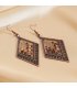 E1702 - Vintage Hollow Carved Earrings