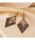 E1702 - Vintage Hollow Carved Earrings