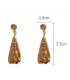 E1703 - Retro Drop Hollow Earrings
