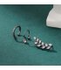 E1705 - Korean Simple Leaf Cuff Earrings