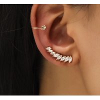 E1714 - Korean Simple Cuff Earrings
