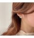 E1726 - Luxury Style Pearl Bow Earrings 