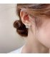E1726 - Luxury Style Pearl Bow Earrings 