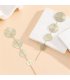 E1731 - Textured Long Tassel Earrings 
